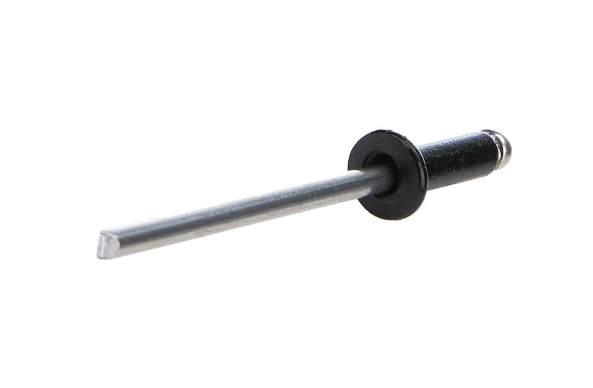 1/8in Alum Rivet Black 500pk 1/8in-1/4in