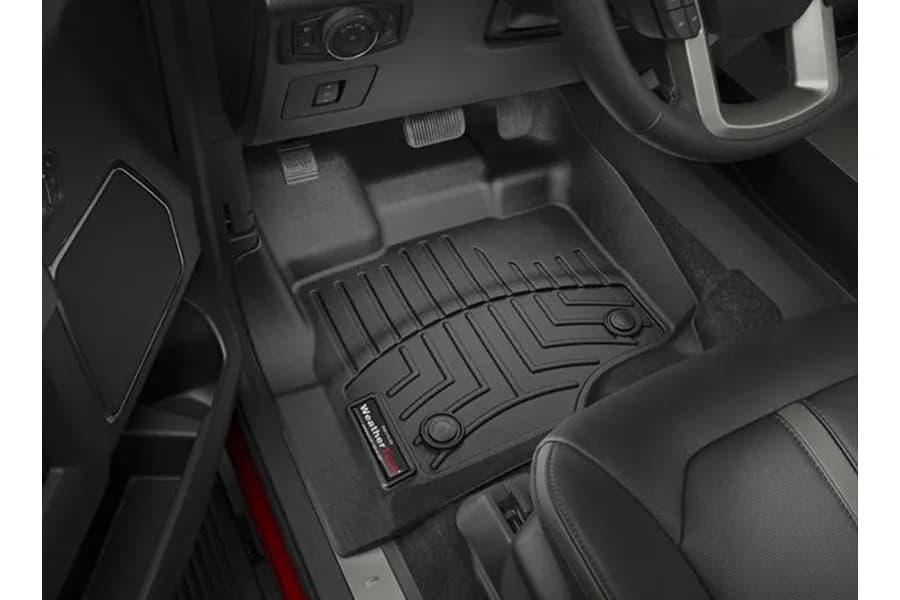 FloorLiner™ DigitalFit®; Black; Front;