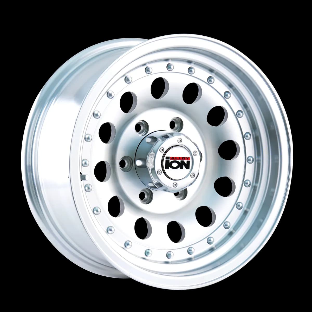 Cast Aluminum Wheels 71 15x7 Machined Silver 5 On 139.7 Bolt Pattern -6 Offset ION Wheels