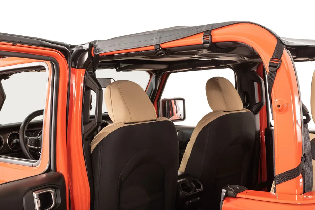Bimini Top Plus 2020-2023 Jeep JT Gladiator 4Dr MasterTwill