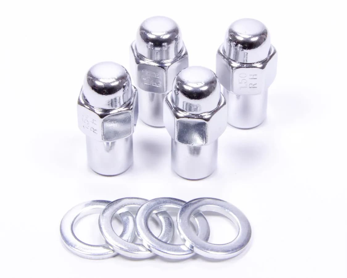 7/16in Extended Mag Lug Nuts 4 Bagged