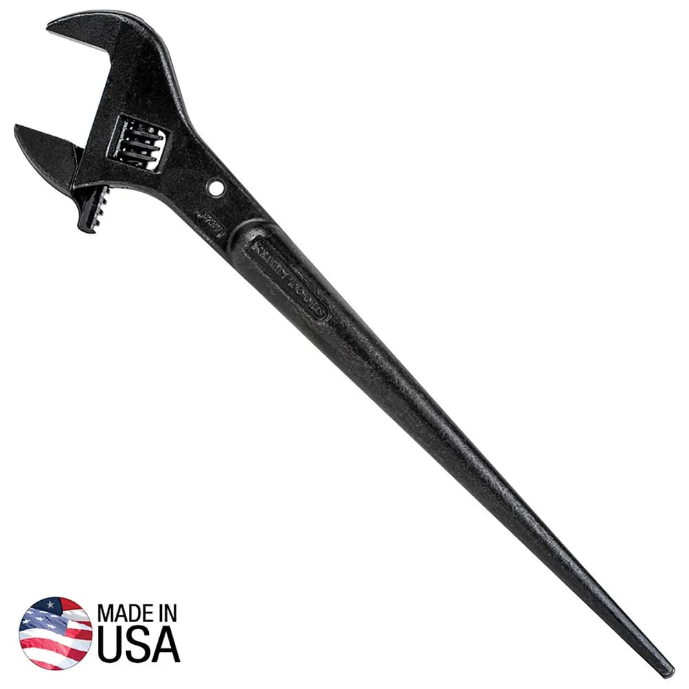 Adjustable Spud Wrench 16inch 15/8inch Tether Hole