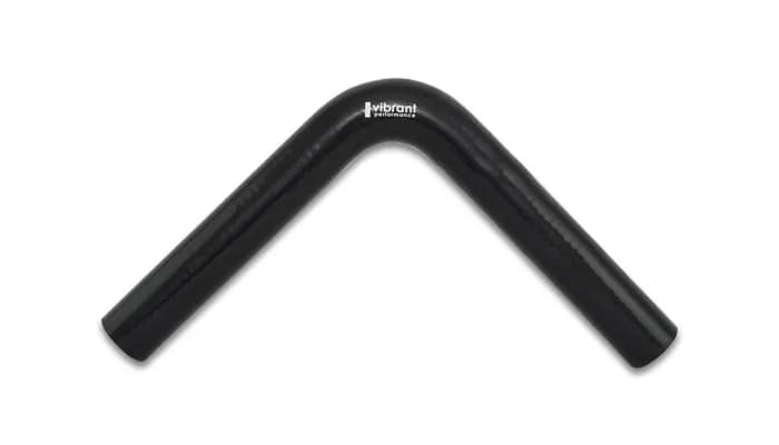 90 Degree Hose Coupler; 1.25 in. ID; 8 in. Leg Length From Tangent; 1.5 in. Centerline Radius; 93 PSI Maximum Operating Pressure; 0.2 in. Wall Thickness; Black;
