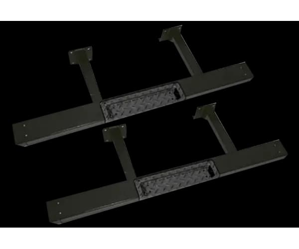 Jeep CJ7 Rock Bars w/ Diamond Tread Step (Black)