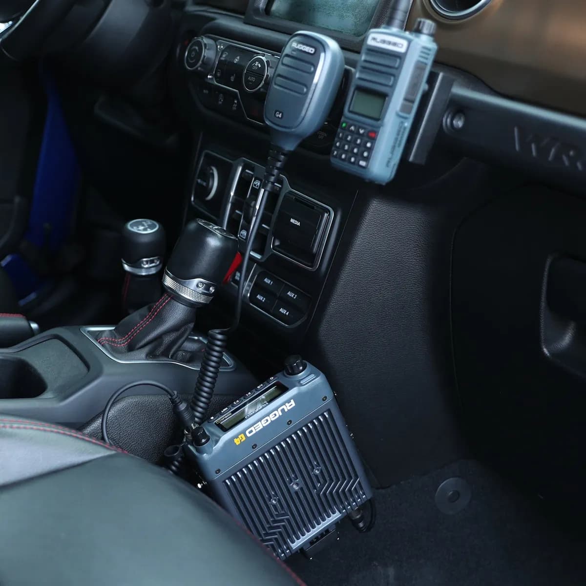 Jp1 Jeep Radio Kit With Gmr25 Waterproof Mobile Radio For Jeep JL Wrangler Jt