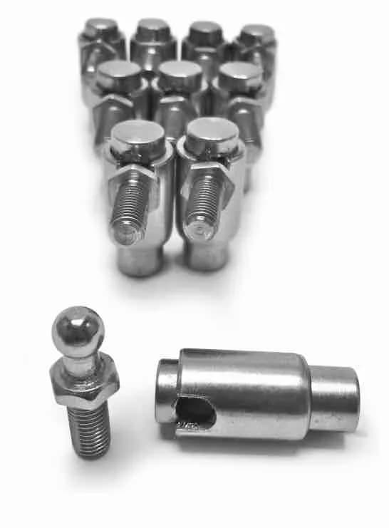 Quick Disconnect Plated Steel 3/8-24 10 Pack