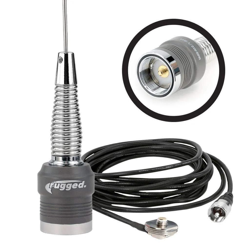 Vhf Antenna Kit With 1/2 Wave no Ground Plane (Ngp) Antenna & Nmo Mount