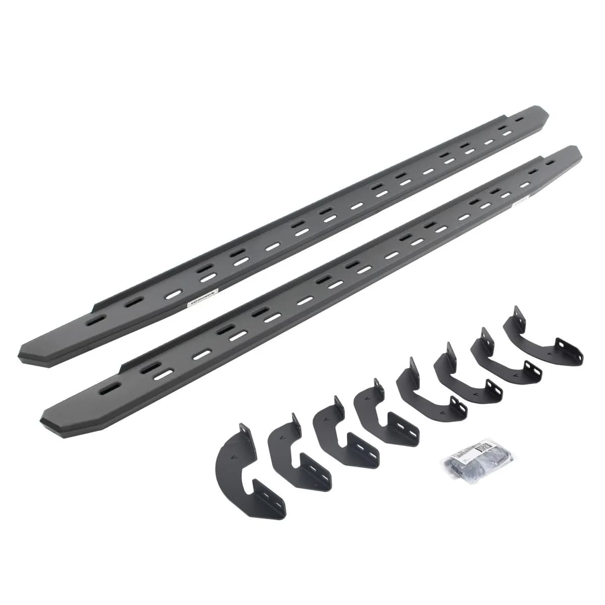 Go Rhino 69641687SPC - RB30 Slim Line Running Boards with Mounting Bracket Kit - Textured Black
