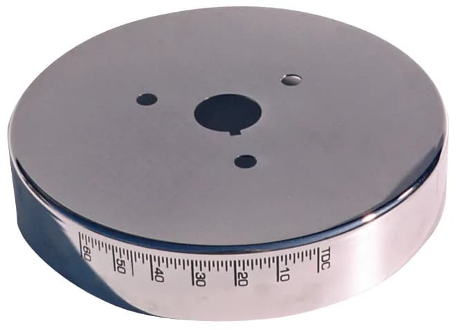 Engine Harmonic Balancer Cover For SB Chevy using 8 Inch Damper Chrome Proform
