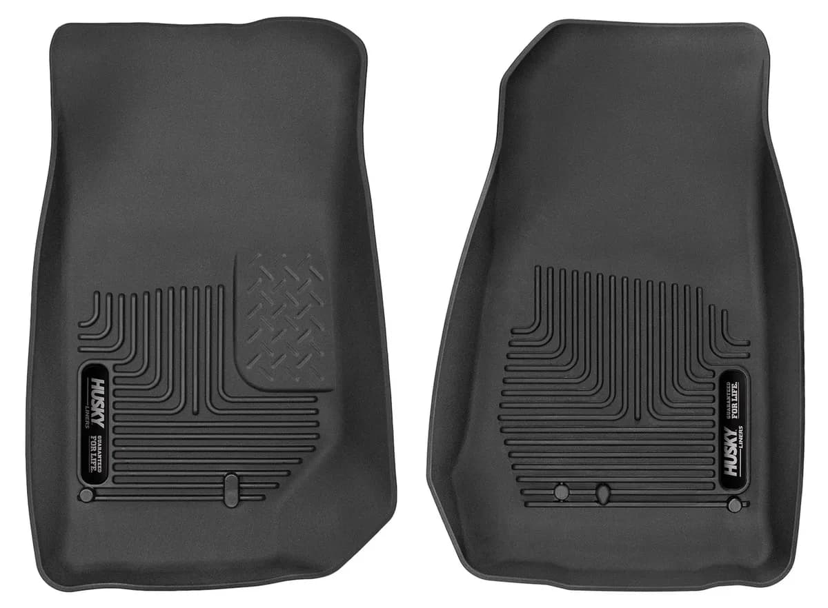 Husky Liners X-Act Front Floor Liners Black Front Row - JK