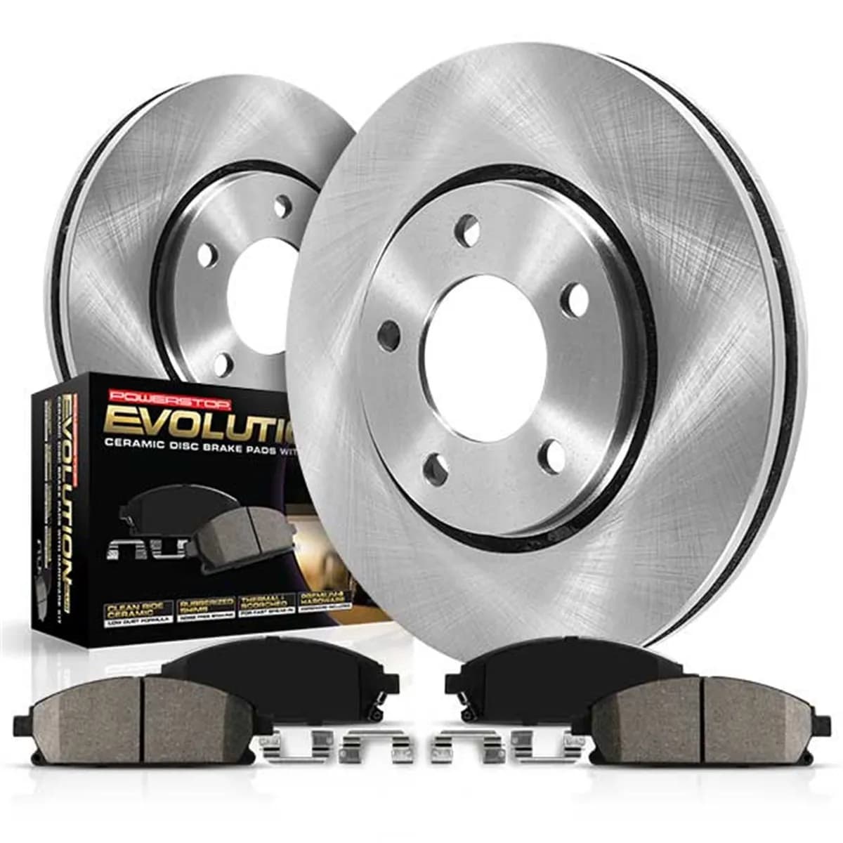 Z17 Direct Replacement Kit: Rotors; Ceramic Pads W/Hardware
