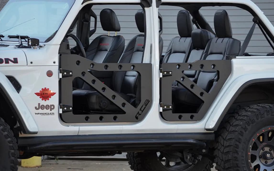 Doors 2019 to Present Trail, Dimple Die Style Front and Rear Bare