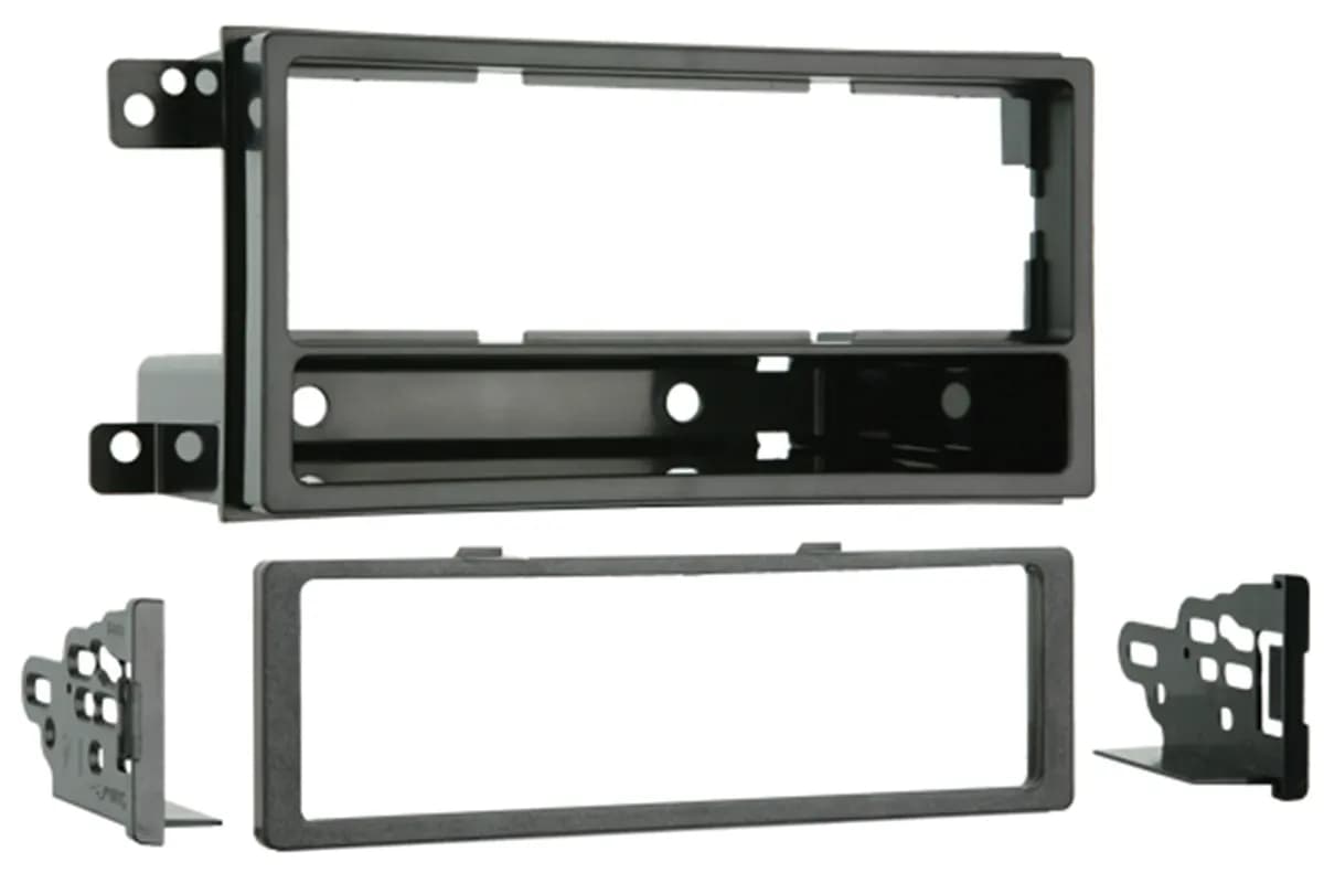 TURBOKits; Radio Installation Kit; Incl. Instructions/Hardware/Snap-In ISO Mount System w/Custom Trim Ring; Recessed DIN Opening;