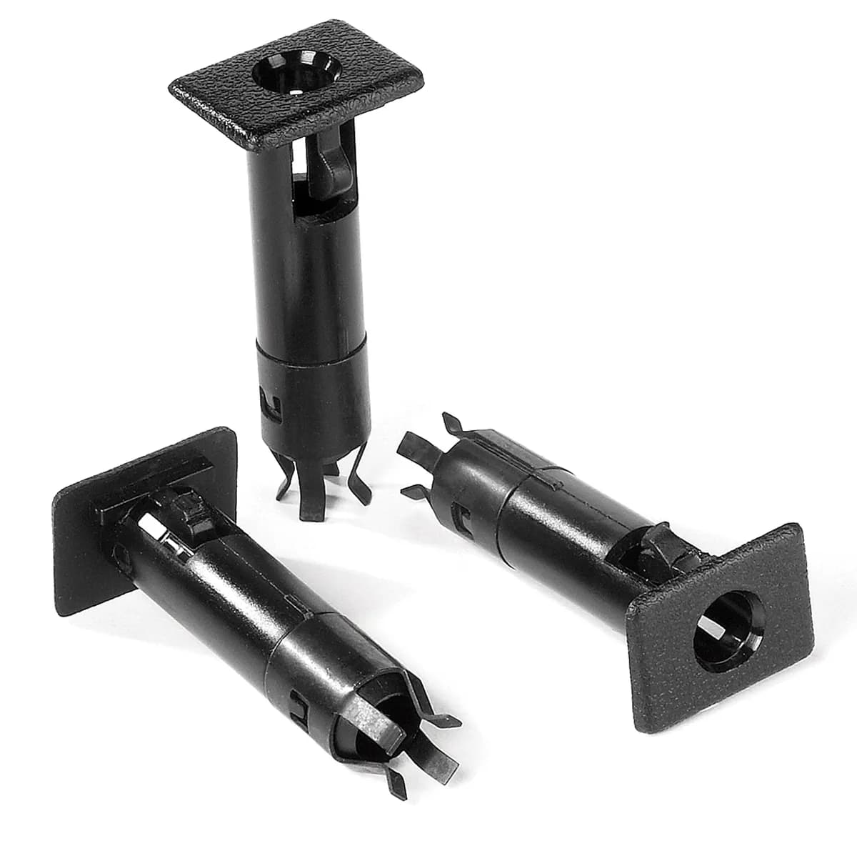 Bestop Door Pin Inserts - Jeep '87-95 Wrangler YJ; '97-06 Wrangler TJ (Black; Boxed)