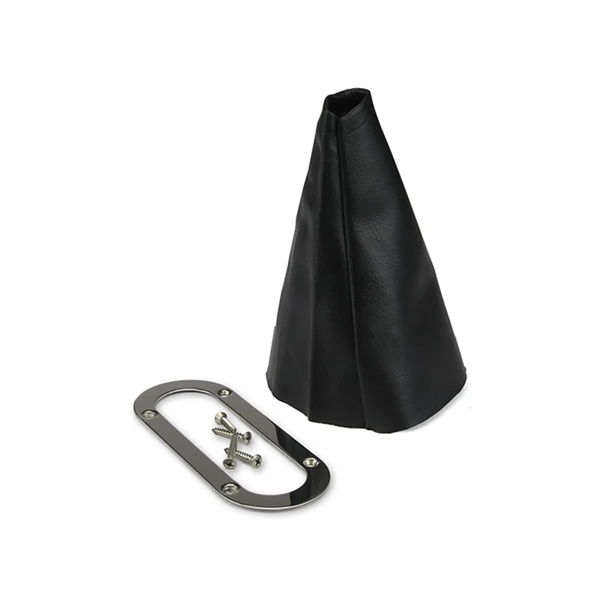 Emergency Hand Brake Boot; Transmount; 2.5 in. x 6.25 in. Outer/1.5 in. x 5.25 in. Inner; Incl. Stainless Steel Ring;