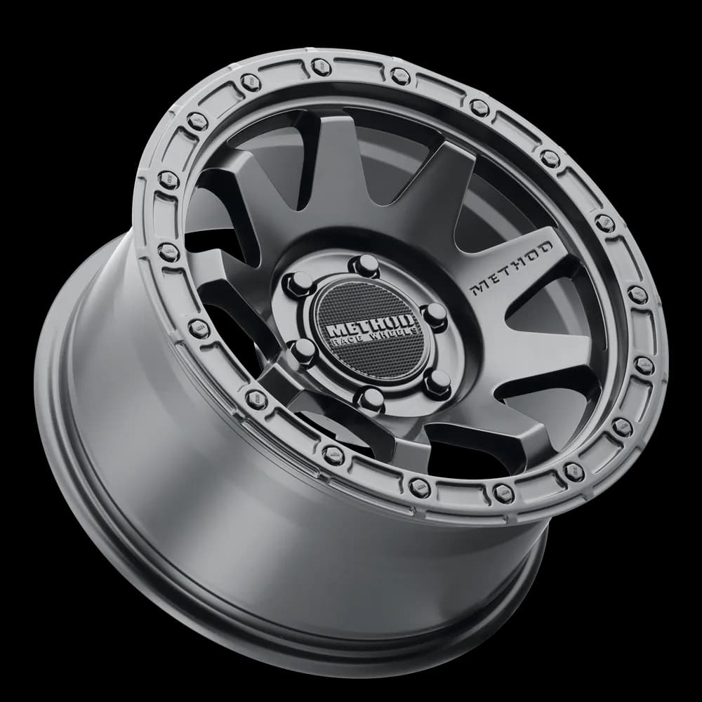 Aluminum Wheels 18x9 MR317 Bolt Pattern 6 On 139.7 Offset 18 Lip Size 0.83 Matte Black MB Method