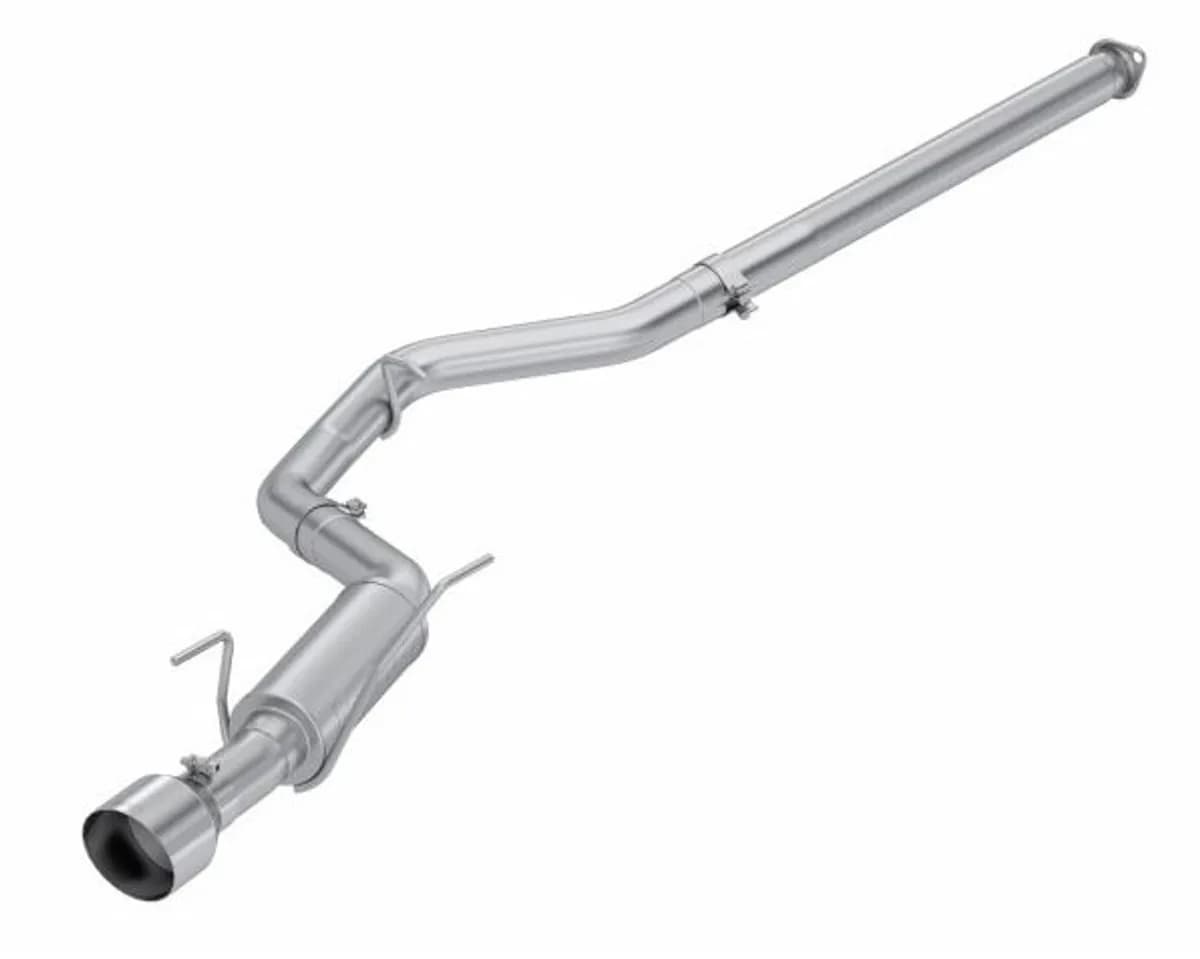 Armor Lite Cat Back Performance Exhaust System; 3 in. Tubing; Single Rear Exit; Aluminized Steel; 5.0 in. Tip;