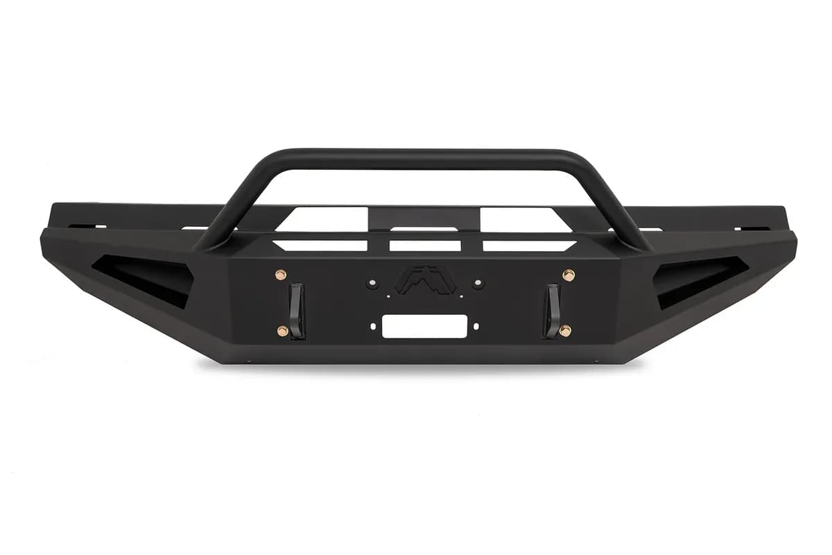 0810 F250/F350/F450/F550 Red Steel Front w/ Prerunner Guard Bumper