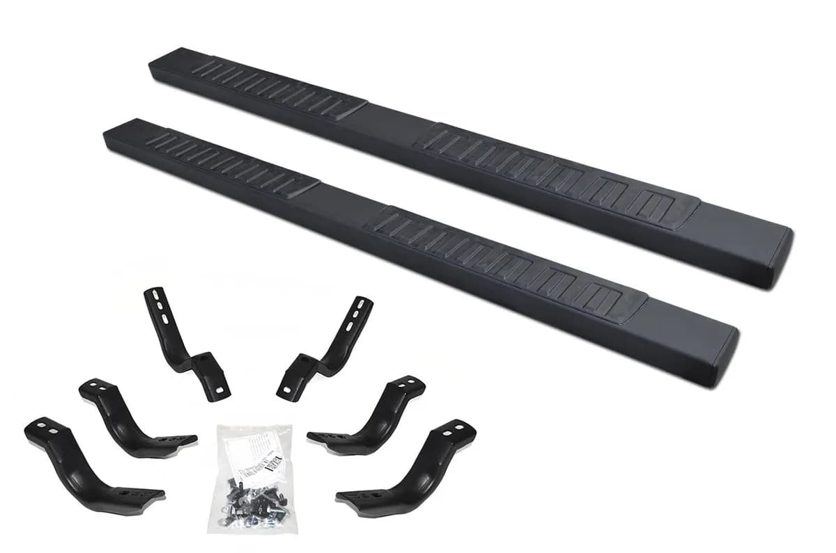 Go Rhino 6862439980T - 6 OE Xtreme II SideSteps With Mounting Bracket Kit - Textured Black