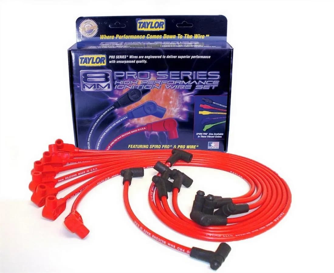8mm Spiropro Custom 8 Cyl Red