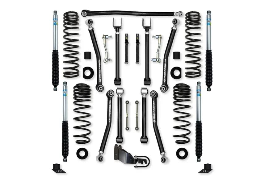 Rock Krawler 3.5in Adventure X Mid Arm Lift Kit w/ Shocks Options - JL 4XE