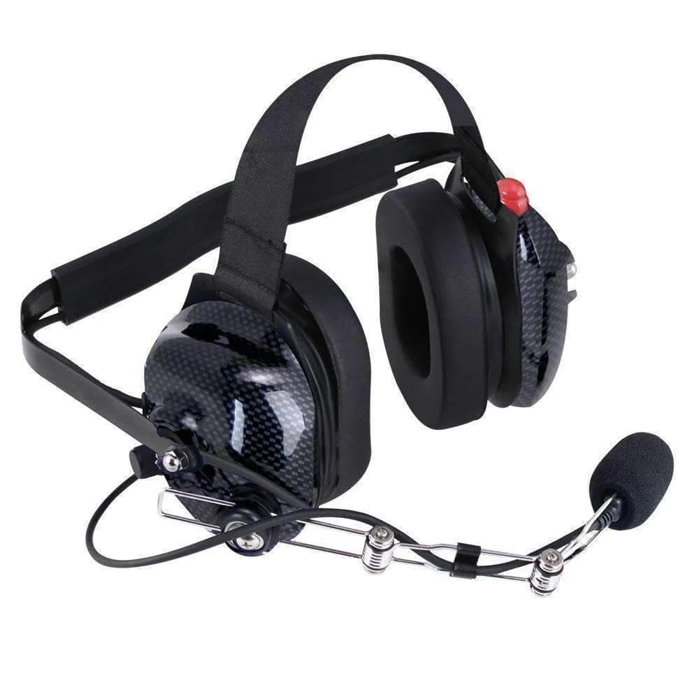 H42 Behind The Head (Bth) Headset For 2way Radios (Carbon Fiber)