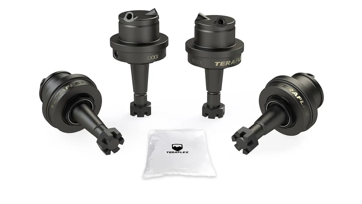 TeraFlex HD Ball Joint Kit w/out Knurl - 2 Upper and 2 Lower - JT/JL w/ D30 or D44