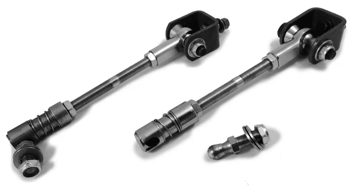 Steinjäger Suspensions Wrangler TJ 1997-2006 Sway Bar End Links Front, 2 Inch Lift, Quick Disconnectd