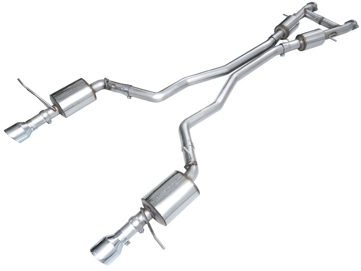 AWE Track Edition Exhaust for Dodge Durango 3.6 / 5.7 - Chrome Silver Tips