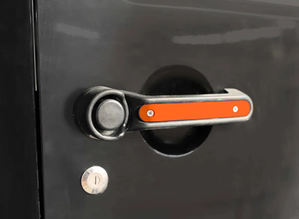 Steinjäger Doors Wrangler JK 2007-2018 Handle Accents 2 Doors Plus Tailgate Fluorescent Orange