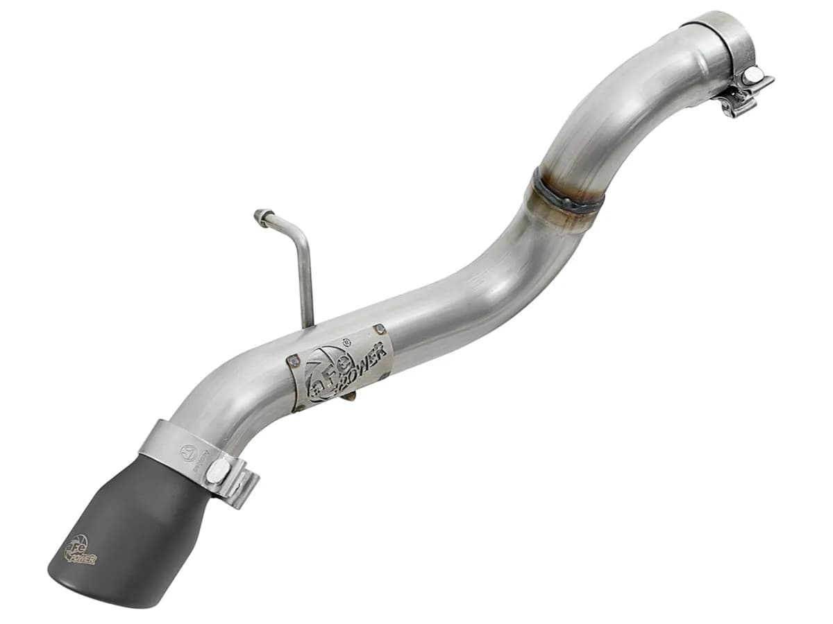 aFe Power MACH Force-Xp High-Truck Axle-Back Exhaust System w/ Black Tip - JL 2.0L/3.6L
