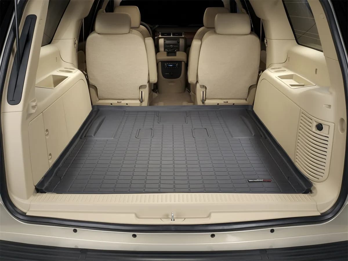 2007 + Cadillac Escalade ESV Black Cargo Liners Behind 2nd seat / 2007 + Chevrolet Suburban Black Cargo Liners Behind 2nd seat / 2007 + GMC Yukon Denali XL Black Cargo Liners Behind 2nd seat