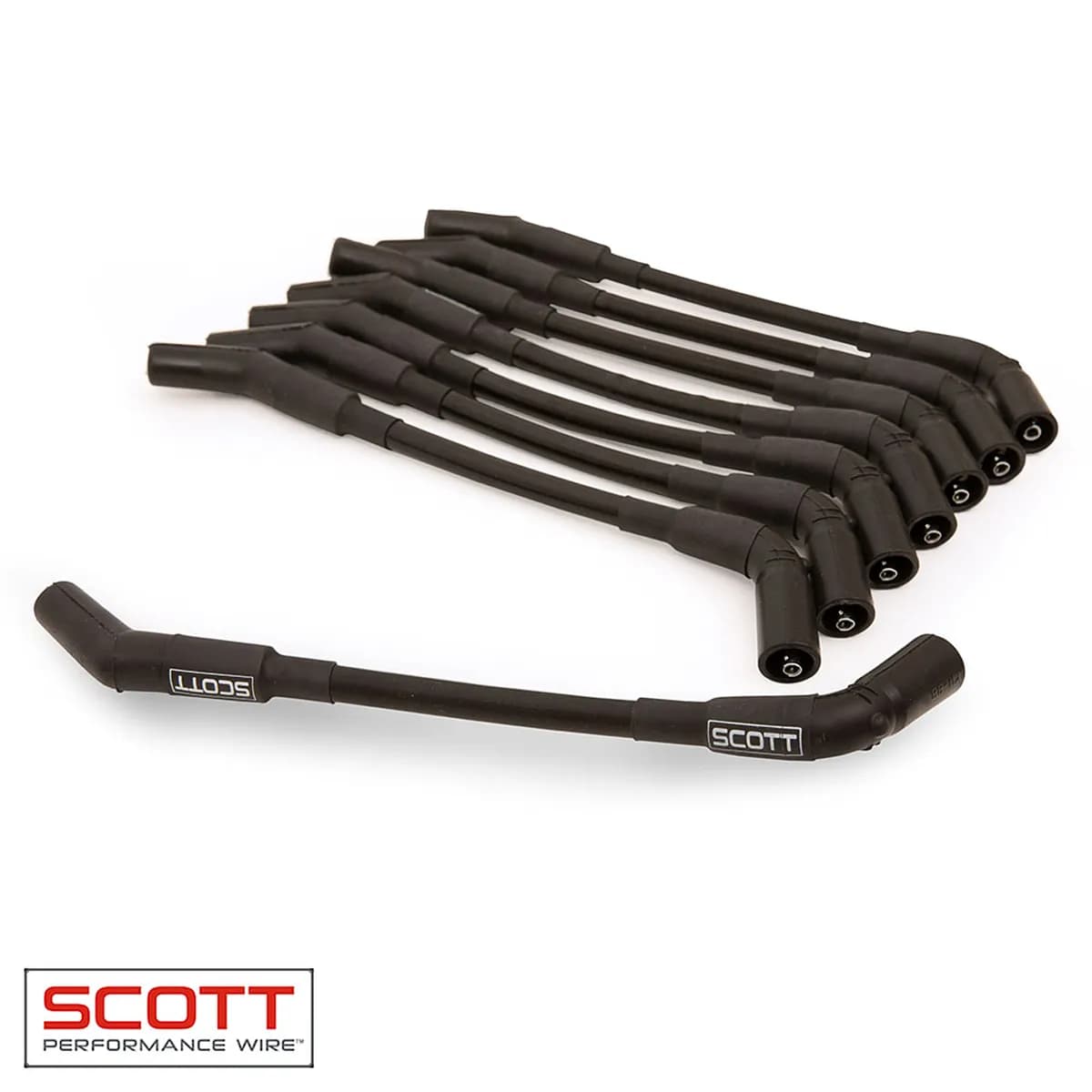 GM LS Truck Spark Plug Wire Set 45-Deg - Black