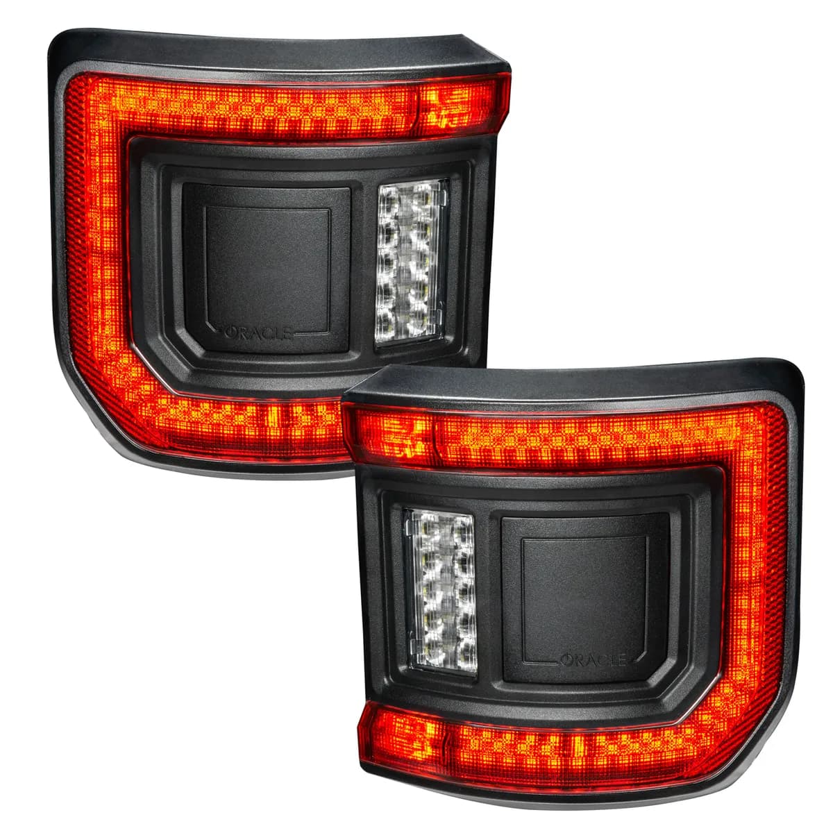 "ORACLE Lighting ""Black Series"" Flush Mount LED Tail Lights for Jeep Gladiator JT"