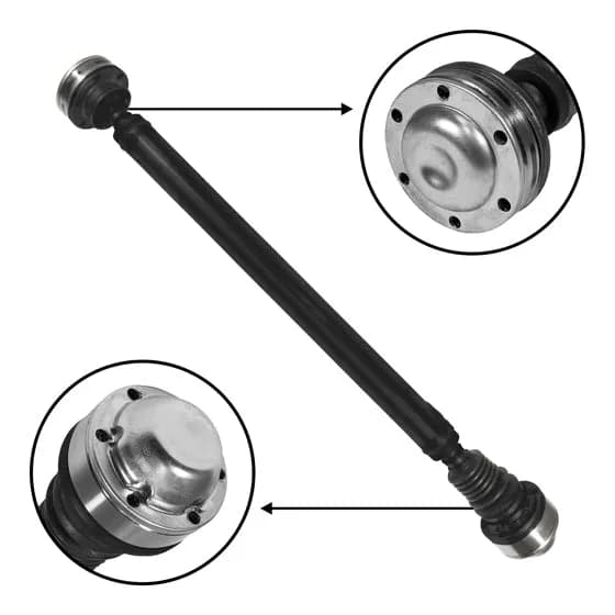 Front Driveshaft Grand Cherokee Commander 34 Flange to Flange Compressed Grand Cherokee Commande