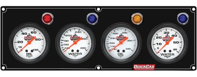 4 Gauge Panel OP/WT//OT/WP Black
