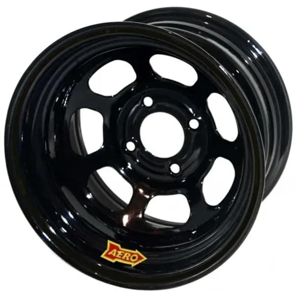 Wheel 13x7 2in 4.50in BC Black w/Bead Humps