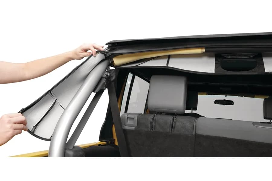 Jeep Sport Bar Covers For Jeep 2007-2018 Wrangler JK 4 Door Black Diamond Bestop