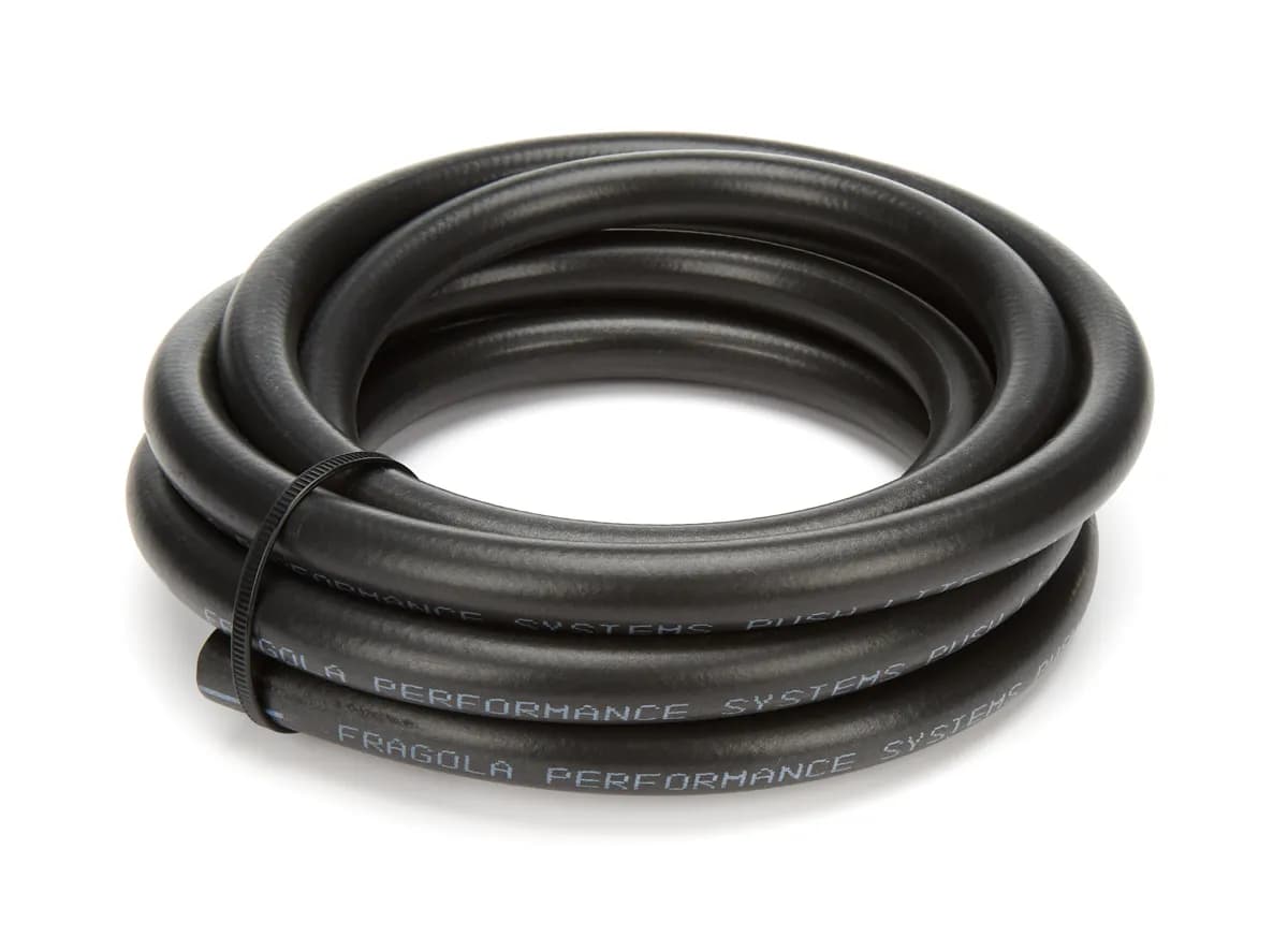 Pushlite Hitemp Black Hose 4an 10ft Roll (Replaces 810004 No Fiber Braid)