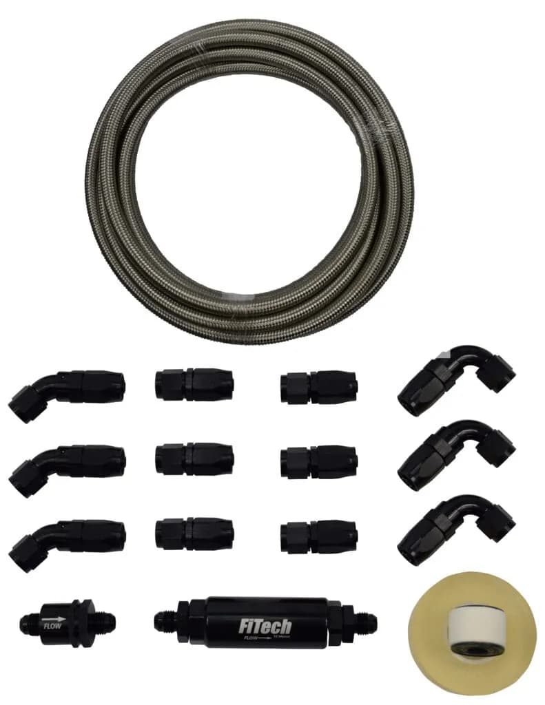 Natural Stainless Steel Hose Kit 20ft w/ 10 Micron Filter And Check Valve