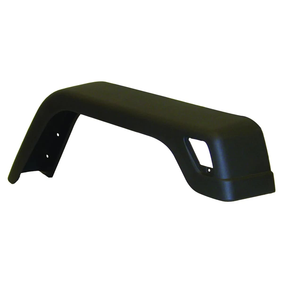 Fender Flare; Front Right; Wide; Flat Black;