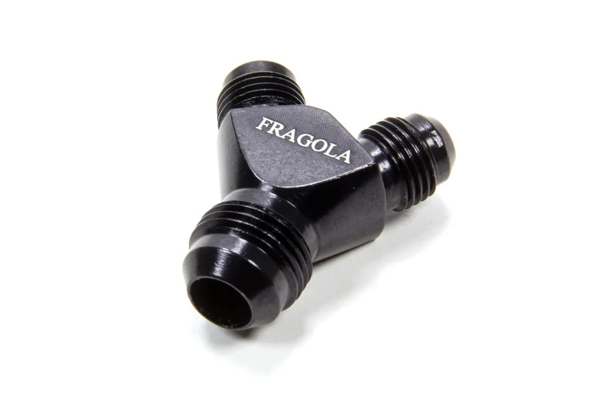 Fragola Performance Systems 8 AN Y-Male Fitting with Dual 6 AN Outlets