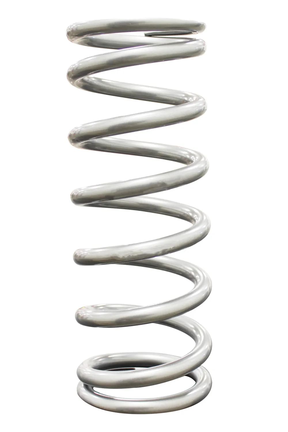 QA1 9HT300 Spring, Cr-Si High Travel 2-1/2 Id 9 X 300 Lbs/In. Silver Pwdr Coat