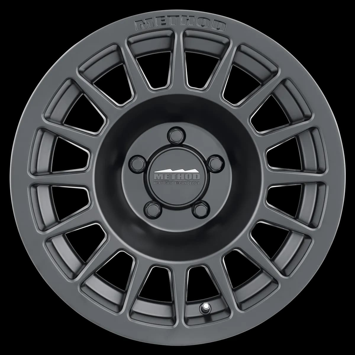 Aluminum Wheels 17x8.5 Bead Grip MR707 Bolt Pattern 5 On 127 Offset 0 Lip Size 0 Matte Black MB Method