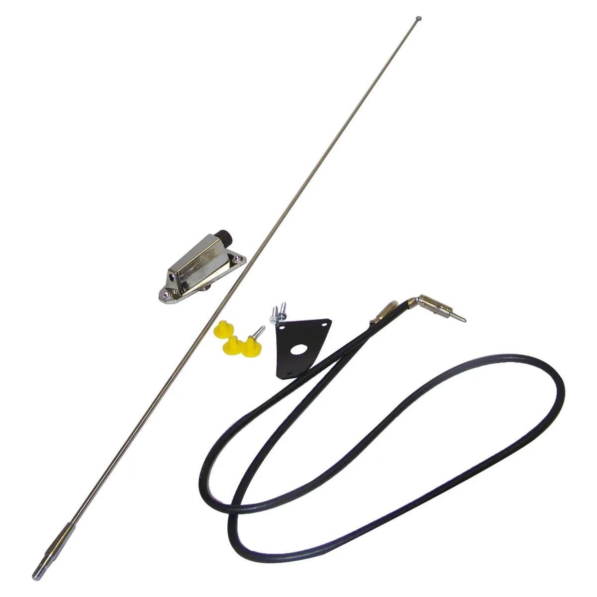 Crown Automotive Antenna Kit - Chrome - YJ/CJ5/CJ6/CJ7/CJ8