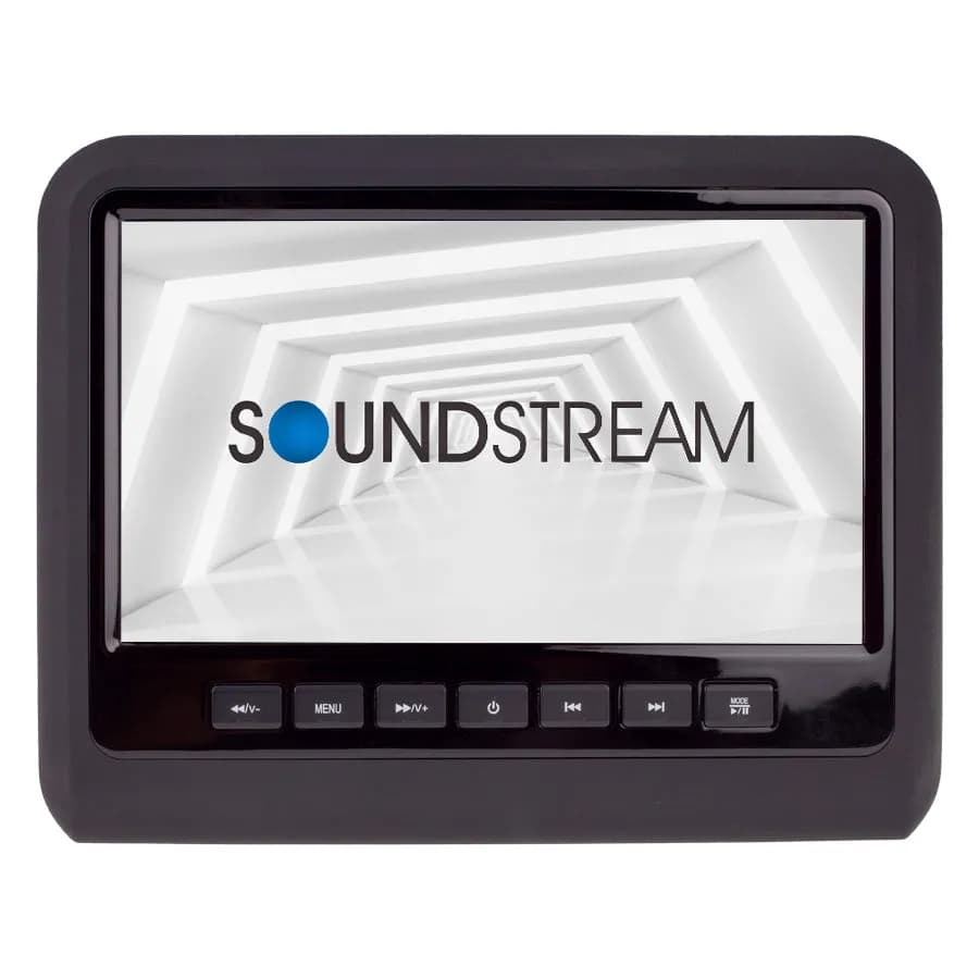 Headrest Mount Dvd W/9in Lcd & Mobilelink 3 Color Changeable