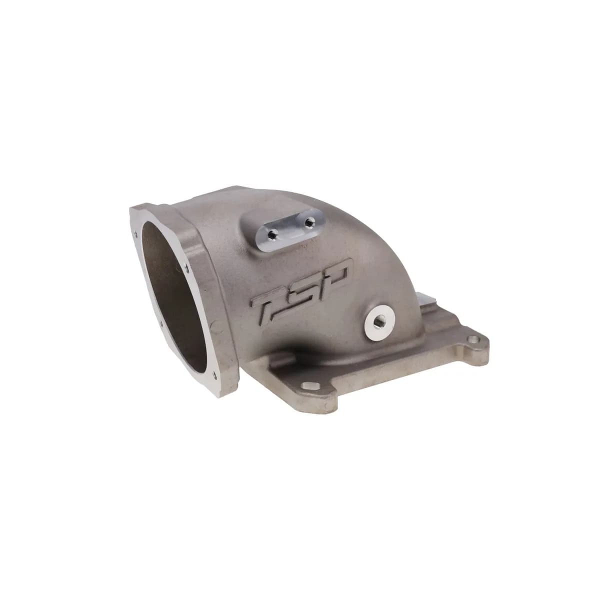 Top Street Performance 81141 TSP GM LS 105 mm Satin Cast Aluminum Throttle Body Elbow with 4150 Flange