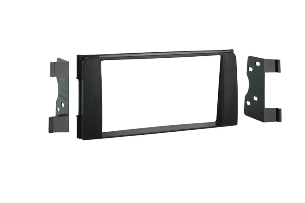 Turbokits; Radio Installation Kit; Incl. Instructions/Hardware/Snap-In Iso Support System; For Double Din or Two Single Din; Recessed Din Opening; High-Grade ABS Plastic;