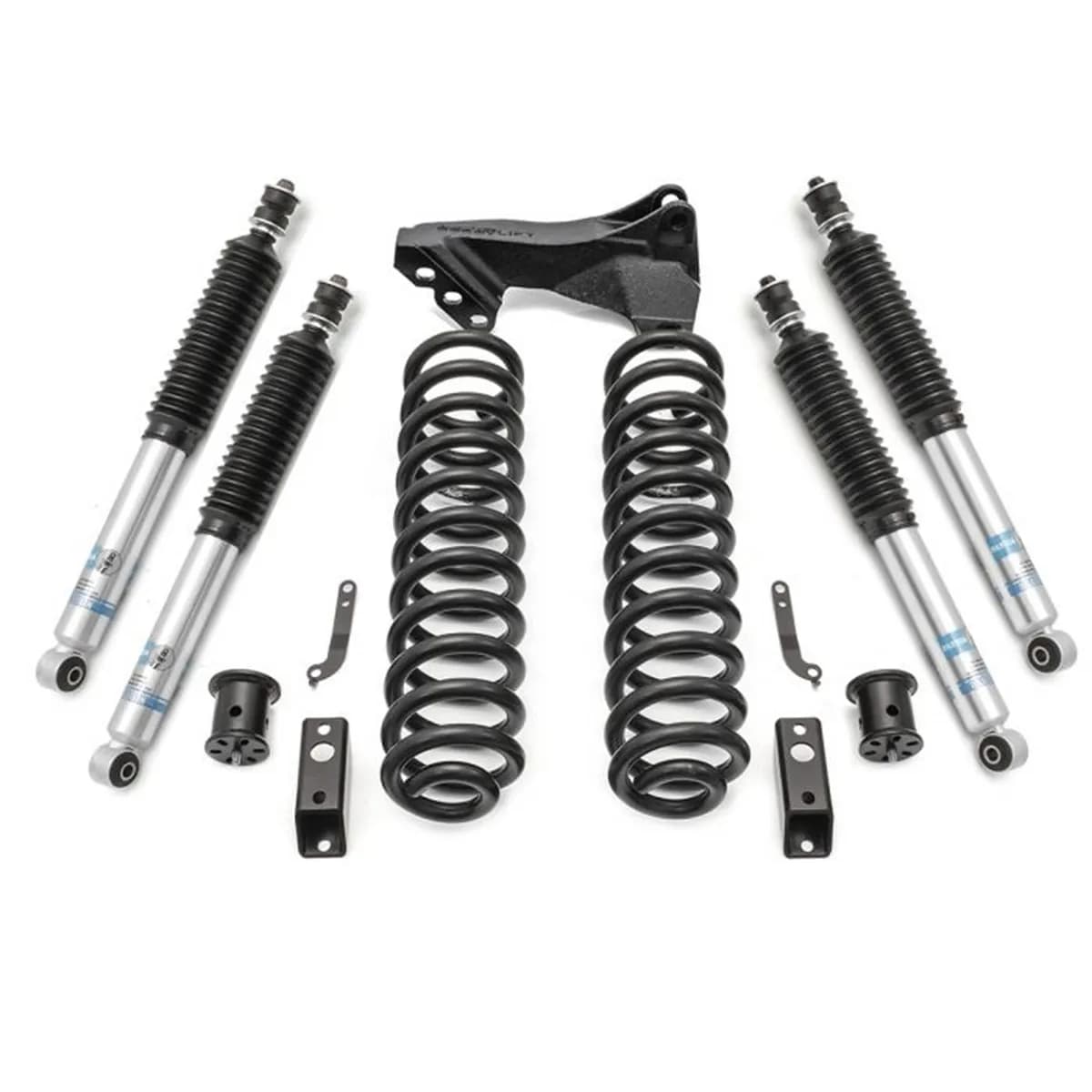 2.5 Coil Spring Front Lift Kit W/Bilstein Shocks Front/Rear - Ford Super Duty Diesel 4WD 2017-2019