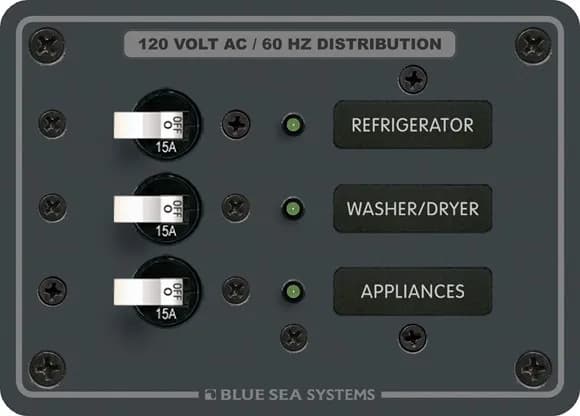 120v AC 3 Position Panel